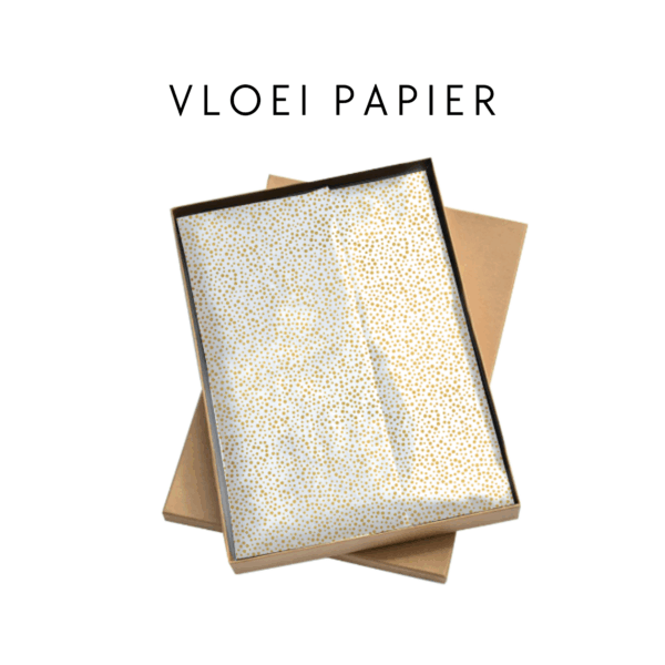 Vloeipapier - Goud/wit